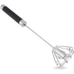 Batteur  oeufs fouet rotatif - batteur  oeufs manuel rotatif durable anti - rouille en acier inoxydable ...
