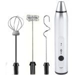 Batteur  ?ufs lectrique sans fil  plusieurs vitesses, rechargeable par piles, en forme de ballon, ...