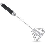 Batteur � ?ufs manuel en acier inoxydable, durable et antirouille