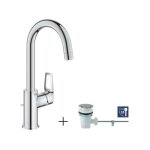 Bauloop robinet de lavabo taille l chrome - grohe Bauloop robinet de lavabo taille l chrome - grohe
