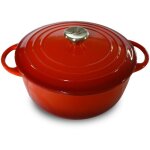 Baumalu - cocotte rouge ronde tradition 24 cm