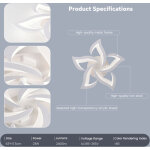 Bayht plafonnier led moderne pour salon, chambre, salle � manger, salle de bain, blanc froid 6500k, 63 ...