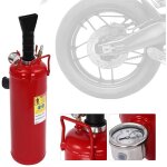 Bazooka - gonfleur de pneu - 9 l - 8 bar - avec manom�tre - pour v�hicules �lectriques, motos, rouge