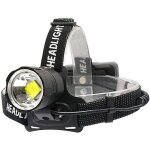 Bazywtyh - lampe frontale led super brillante 2000 lumens, 3 modes ip65 lampe frontale led usb rechargeables ...