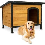 Bb - loisir - niche chien bois pin haute qualit� avec toit pliant carlo 226 xl 116 x 79x 82 cm
