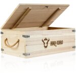 Bo�te en bois rustique 27, 5 litres pour dutch oven et accessoires de grill - bbq - toro