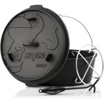 Bbq - toro - dutch oven do12px 13, 6 litres premium marmite en fonte