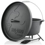 Bbq - toro - dutch oven do18a 19, 0 litres alpha marmite en fonte