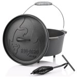 Dutch oven do45a 3, 1 litres alpha marmite en fonte - bbq - toro