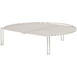 Grille chauffante ronde en acier inoxydable 40 x 33 x 10 cm convient aux grilles de marmite et kamado ...
