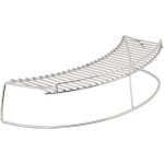 Grille chauffante ronde en acier inoxydable 45 x 14 x 10 cm convient aux grilles de marmite et kamado ...