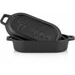 Marmite en fonte 1 litre dj brl - pr - assaisonn dutch oven - bbq - toro
