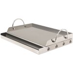 Bbq - toro plaque de grill universelle en acier inoxydable 64 x 40, 5 cm