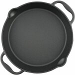 Bbq - toro po�le � griller en fonte � 30 cm plat de service avec bec verseur