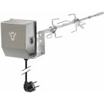 Bbq - toro - set de tournebroche en acier inox pour weber spirit ii 200 et 300