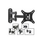 Bc - elec - 5734 - s26 support tv mural tournant et pivotant pour cran lcd led plasma 10 - 26'' 25 - ...
