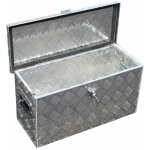 Bc - elec ? caisse � outils aluminium 60x25x30cm 40l ? nettb17 ? coins soud�s pour durabilit� ? serrure ...