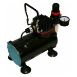 Bc - elec - tc - 802 mini compresseur airbrush mod�le as18 - 2 version glossy black