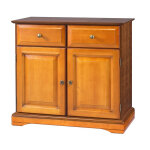 Beaux meubles pas chers - buffet 2 portes 2 tiroirs en finition merisier - florie