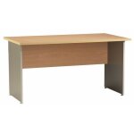 Bureau winch 140 x 80 cm hêtre alu Bureau winch 140 x 80 cm hêtre alu