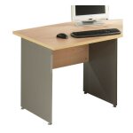 Bureau winch 80 x 80 cm hêtre alu Bureau winch 80 x 80 cm hêtre alu