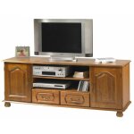 Beaux meubles pas chers - meuble tv 70 pouces chêne 2 portes 2 tiroirs - marron Beaux meubles pas chers - meuble tv 70 pouces chêne 2 portes 2 tiroirs - marron