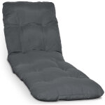 Matelas coussin pour bain de soleil flair rl graphite, 190x60x8 cm - beautissu