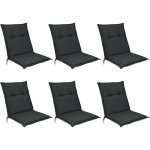 Beautissu - matelas coussin pour chaise fauteuil de jardin terrasse loft nl graphite Beautissu - matelas coussin pour chaise fauteuil de jardin terrasse loft nl graphite