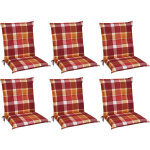 Beautissu - matelas coussin pour chaise fauteuil de jardin terrasse sunny 100x50x6cm rouge Beautissu - matelas coussin pour chaise fauteuil de jardin terrasse sunny 100x50x6cm rouge
