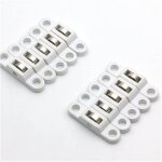 Bebusingoto 10pcs / set fen�tre roulette coulissante poulie de porte en plastique porte et fen�tre rouleau ...