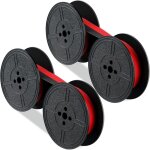 Bebusingoto 2 paires de ruban universel pour machine  crire, ruban de machine  crire  double bobine, ...