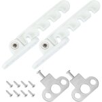 Bebusingoto 2 pcs entrebilleur de fentre, limiteur de fentre  battant, verrou anti - pincement, verrouilla ...