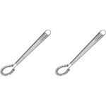 Bebusingoto 2 pi�ces fouet cuisine acier inoxydable, mini fouet cuisine, fouet � spirale, m�langeur de ...