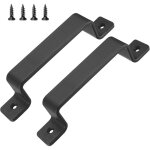 Bebusingoto lot de 2 poignées de porte de grange coulissantes, quincaillerie pour poignées de portail, ... Bebusingoto lot de 2 poignées de porte de grange coulissantes, quincaillerie pour poignées de portail, ...