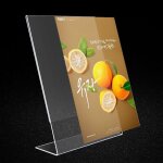 Bebusingoto lot de 2 supports de panneau inclinés en acrylique horizontal 21, 6 x 27, 9 cm, support de ... Bebusingoto lot de 2 supports de panneau inclinés en acrylique horizontal 21, 6 x 27, 9 cm, support de ...