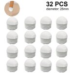 Bebusingoto 32 bouchons de tuyau, embout rond, tuyau, bouchons lamellaires