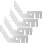 Bebusingoto lot de 4 cintres  double barre transversale, cintre de cantonnire rglable pour tuyau et ...