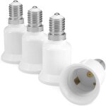Bebusingoto adaptateur de douille 4x - convertisseur de douille e14 à e27 - adaptateur de support de ... Bebusingoto adaptateur de douille 4x - convertisseur de douille e14 à e27 - adaptateur de support de ...