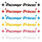 Bebusingoto autocollant princesse passager 6 pi�ces, autocollant de r�troviseur de voiture pour princesse ...