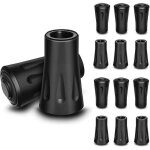 Bebusingoto bâton de marche embout en caoutchouc embout de protection pour bâton de randonnée 11 mm embout ... Bebusingoto bâton de marche embout en caoutchouc embout de protection pour bâton de randonnée 11 mm embout ...