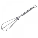 Bebusingoto batteur � ?ufs manuel avec poign�e � ressort en acier inoxydable pour la cuisine