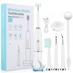 Bebusingoto brosse  dents sonique pour adultes, brosse  dents lectrique, nettoyage buccal, ensembles ...