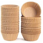 Bebusingoto caissette muffins papier, 100 pi�ces standard, naturel moule muffins papier, r�sistant � ...