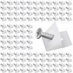 Bebusingoto cales en plastique pour meuble tiroir, fond de tiroir connecteur avec vis �querre de fixation ...