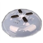 Bebusingoto couvercle magntique pour micro - ondes - couvercle anti - claboussures transparent pour ...