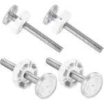 Bebusingoto ensemble blanc de 4 barrières pour bébé à clipser avec tige filetée m10 - accessoires pour ... Bebusingoto ensemble blanc de 4 barrières pour bébé à clipser avec tige filetée m10 - accessoires pour ...