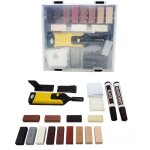 Bebusingoto kit de réparation de carrelage kit de réparation de pierre avec 13 blocs de cire, remplissage ... Bebusingoto kit de réparation de carrelage kit de réparation de pierre avec 13 blocs de cire, remplissage ...