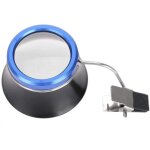 Bebusingoto loupe � pince, loupe � lunettes portable � pince loupe horloger bijoux outil de r�paration ...