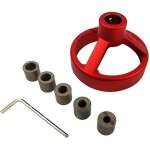 Bebusingoto mandrin de per�age rouge guide de per�age vertical accessoires de gabarit 6 / 7 / 8 / 9 / ...