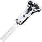 Bebusingoto outil de r�paration de montre, vis de montre r�glable, coque arri�re, grand ouvre - cl� � ...